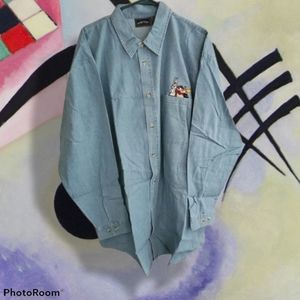 Vintage 90’s Looney Tunes Button Down Shirt XL